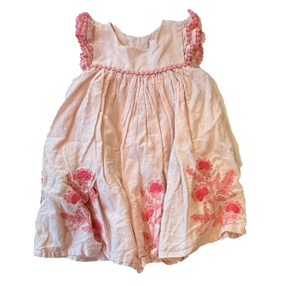 Lulurain Girls Pink Dress size: 12 Months